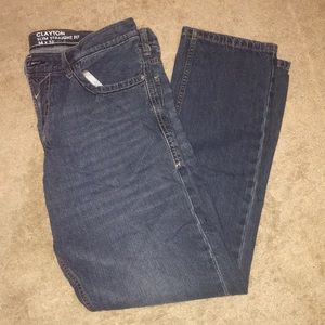 Mens Clayton Slim Straight Jeans⭐️